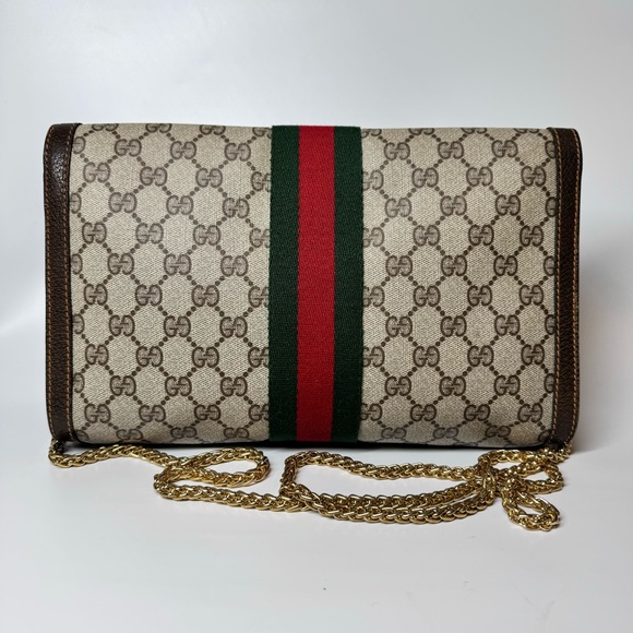 ♦️SOLD♦️Gucci Ophidia Sherry Line Supreme GG Monogram Clutch Crossbody Bag - Picture 15 of 16